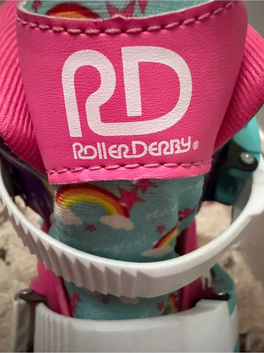 Kids Roller Skates - Pink & Turquoise Unicorn Design